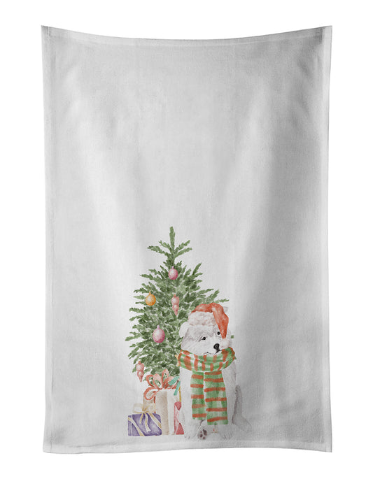 Buy this Samoyed Christmas Presents and Tree Kitchen Towel Set of 2