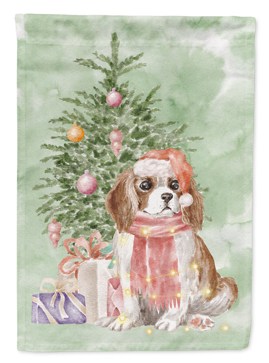 Buy this Cavalier Spaniel Tricolor Blenheim Puppy Christmas Presents and Tree Garden Flag