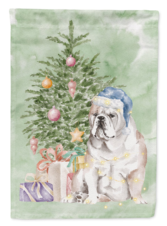 Buy this Bulldog, English Bulldog Christmas Presents and Tree Garden Flag