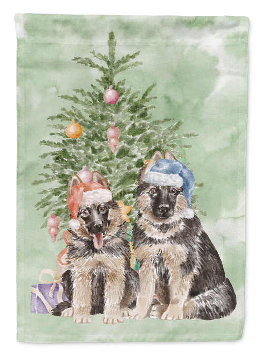 Buy this German Shepherd Momma Baby Christmas Presents and Tree Garden Flag