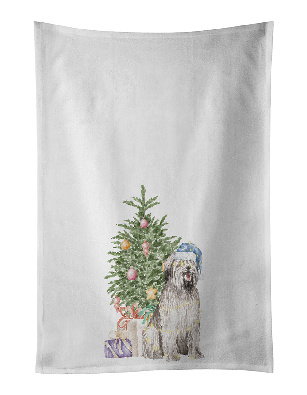 Buy this Briard #2 Christmas Presents and Tree Kitchen Towel Set of 2