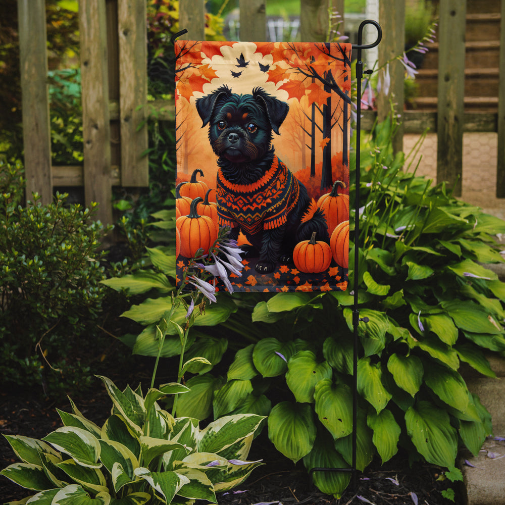 Affenpinscher Fall Garden Flag