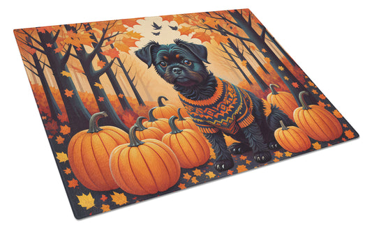 Buy this Affenpinscher Fall Glass Cutting Board