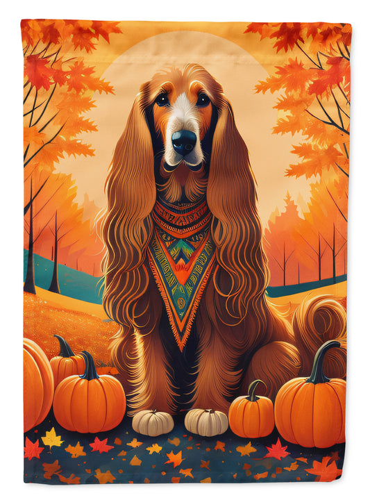 Buy this Afghan Hound Fall House Flag