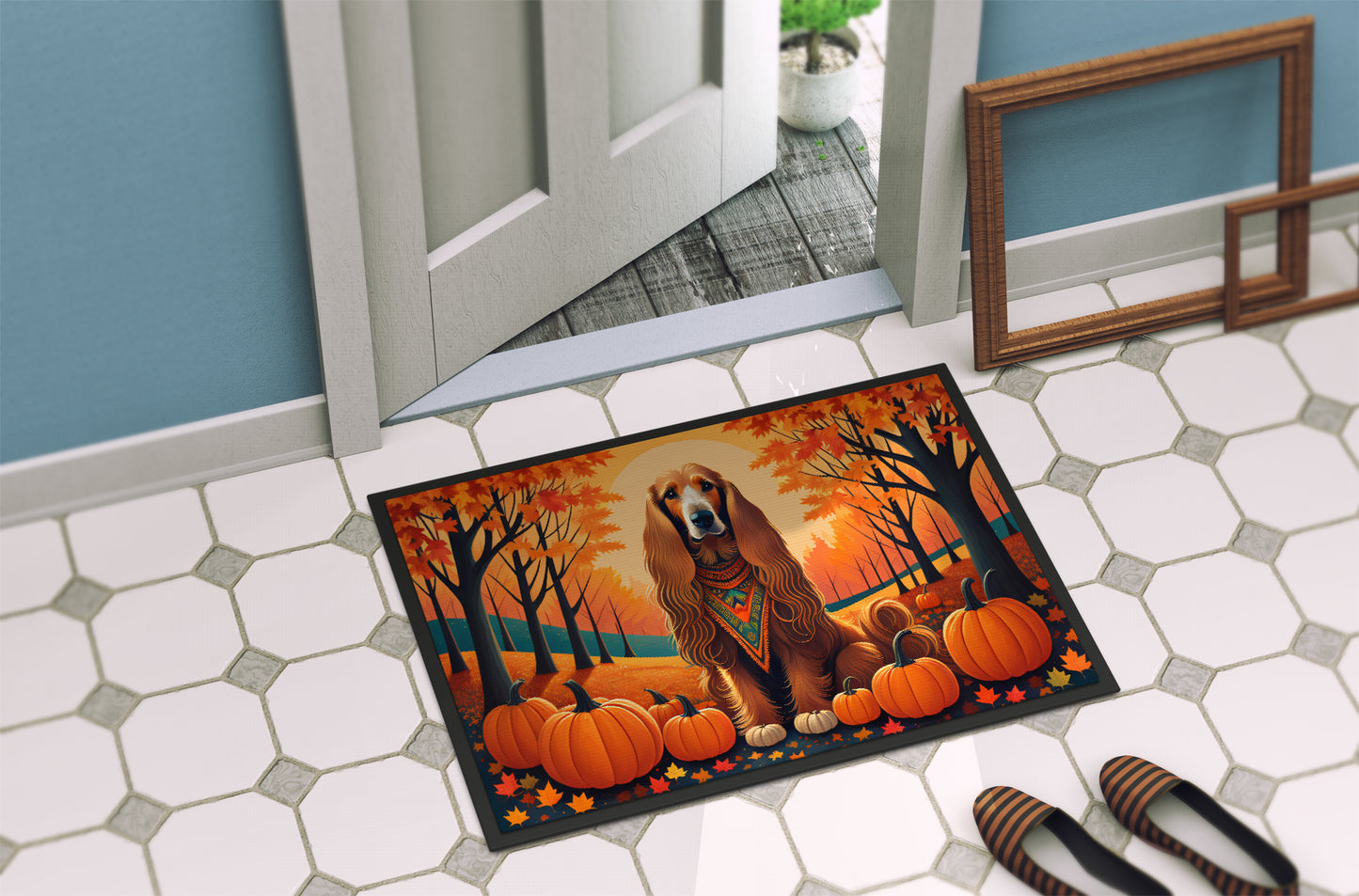 Afghan Hound Fall Doormat