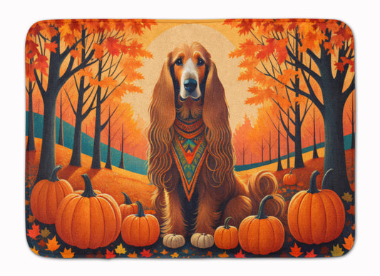 Buy this Afghan Hound Fall Memory Foam Kitchen Mat