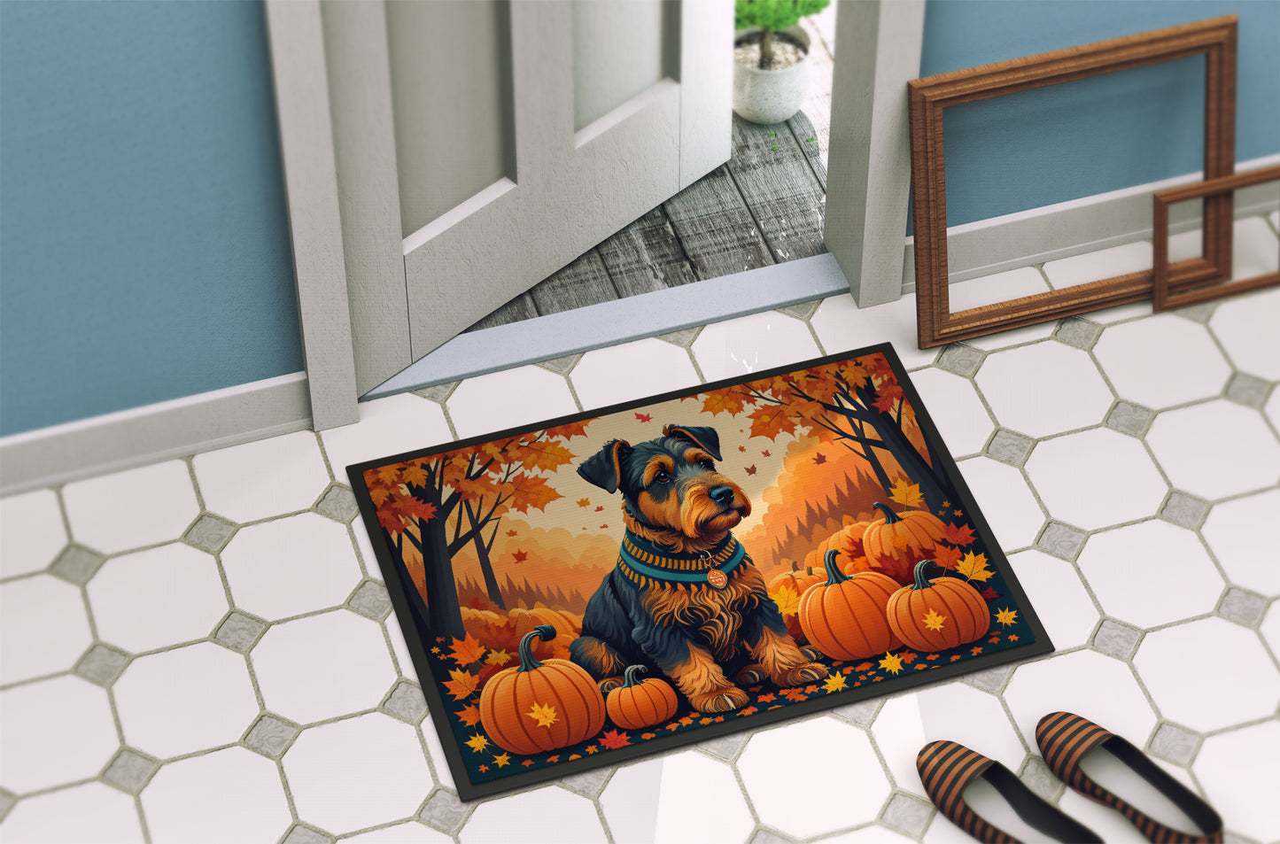 Airedale Terrier Fall Doormat