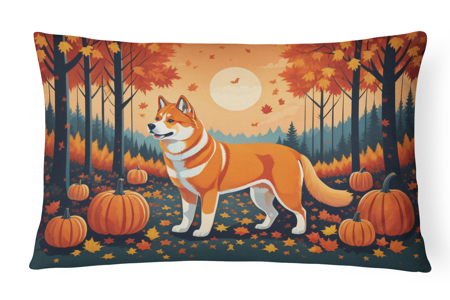 Buy this Akita Fall Throw Pillow