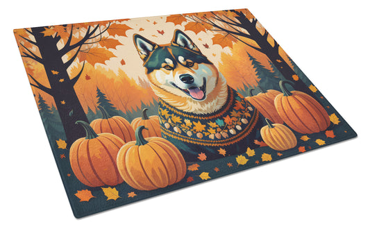 Buy this Akita Fall Glass Cutting Board