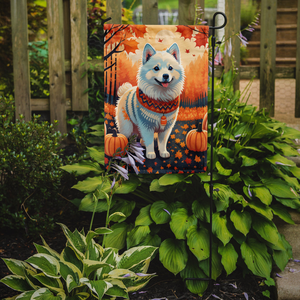 American Eskimo Fall Garden Flag