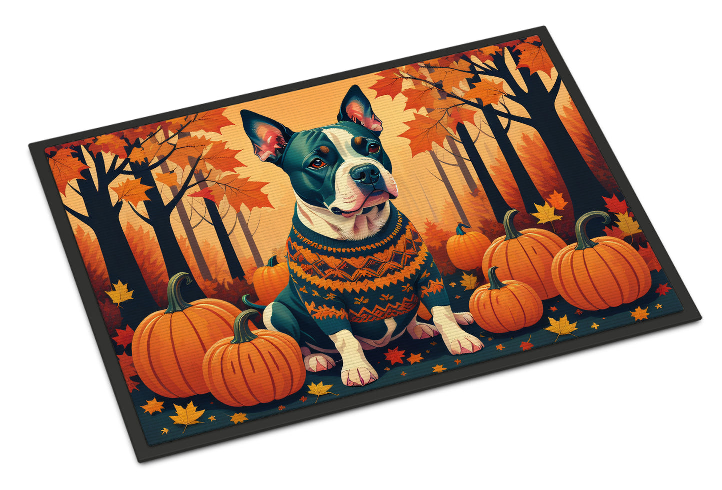 Buy this Pit Bull Terrier Fall Doormat