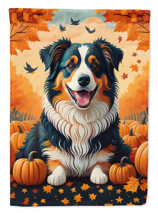 Buy this Australian Shepherd Terrier Fall Garden Flag