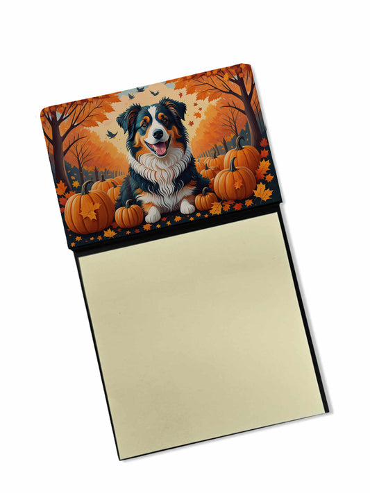 Buy this Australian Shepherd Terrier Fall Sticky Note Holder