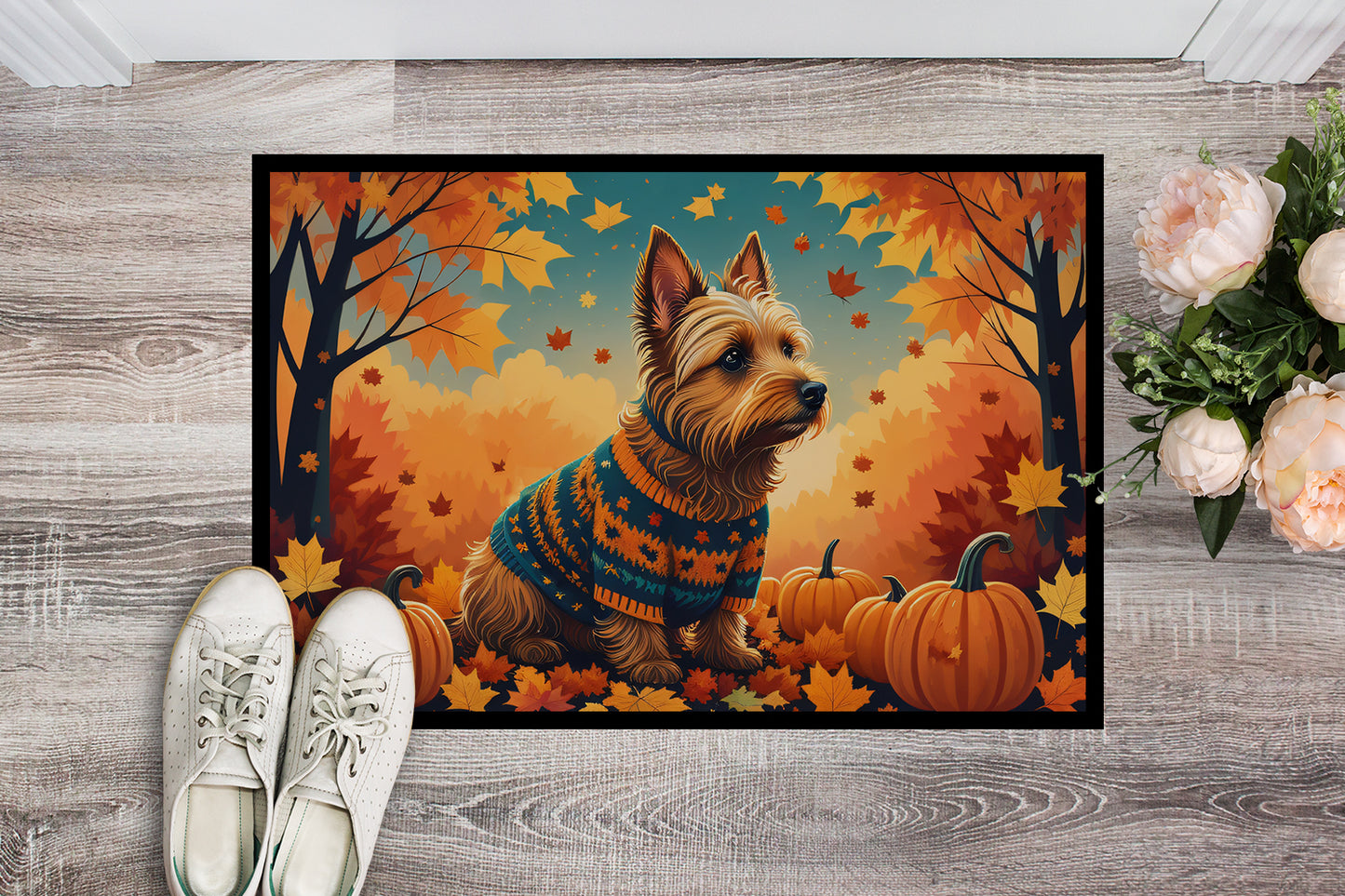 Australian Terrier Terrier Fall Doormat