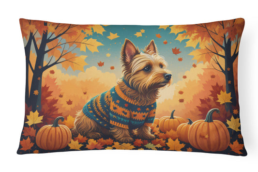 Buy this Australian Terrier Terrier Fall Throw Pillow