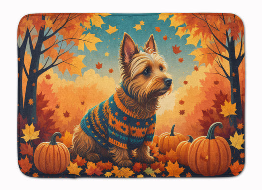 Buy this Australian Terrier Terrier Fall Memory Foam Kitchen Mat