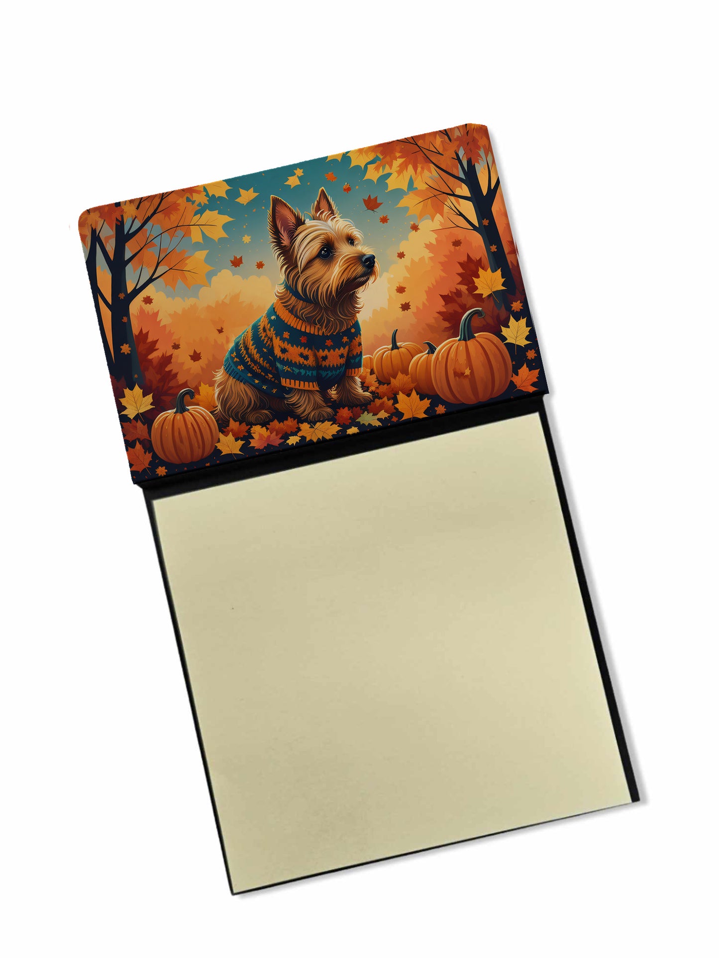 Buy this Australian Terrier Terrier Fall Sticky Note Holder