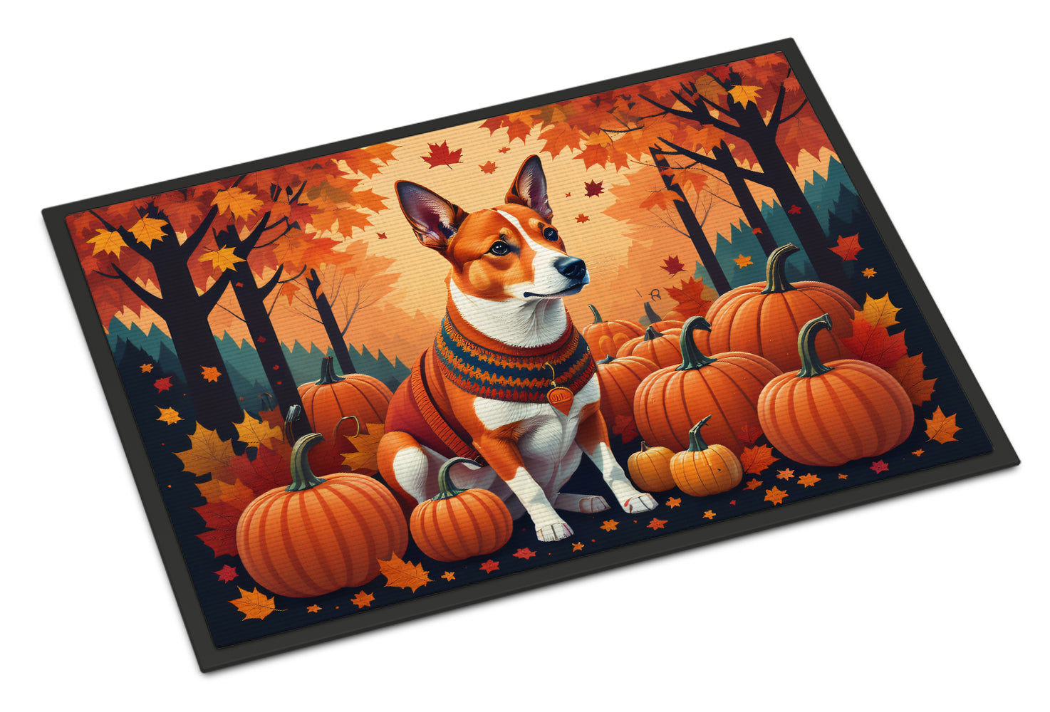 Buy this Red Basenji Fall Doormat