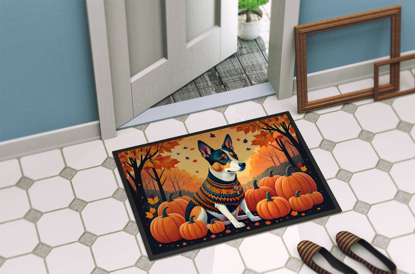 Basenji Fall Doormat