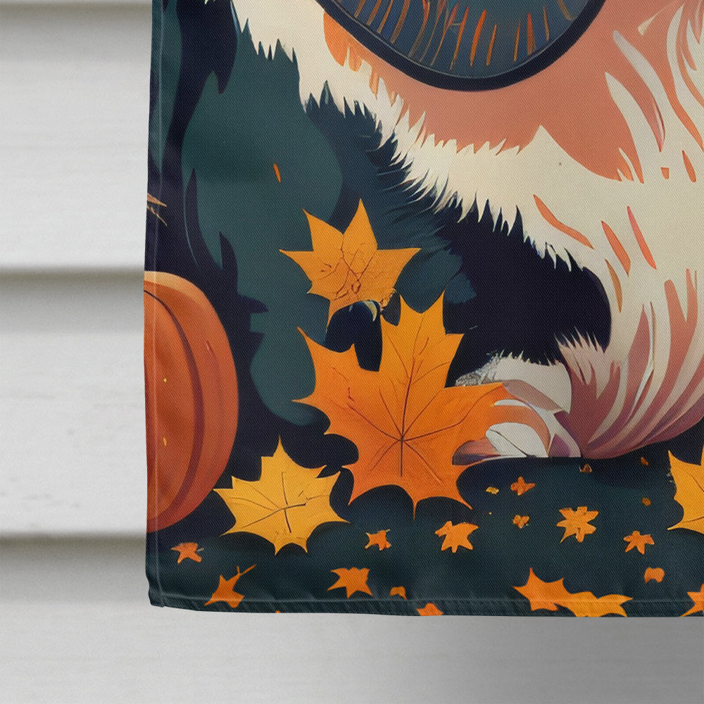 Basset Hound Fall House Flag