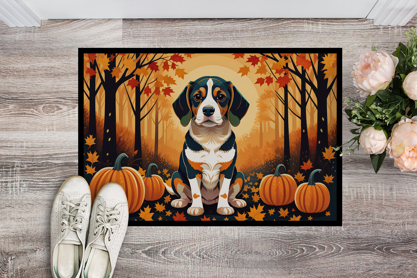 Beagle Fall Doormat