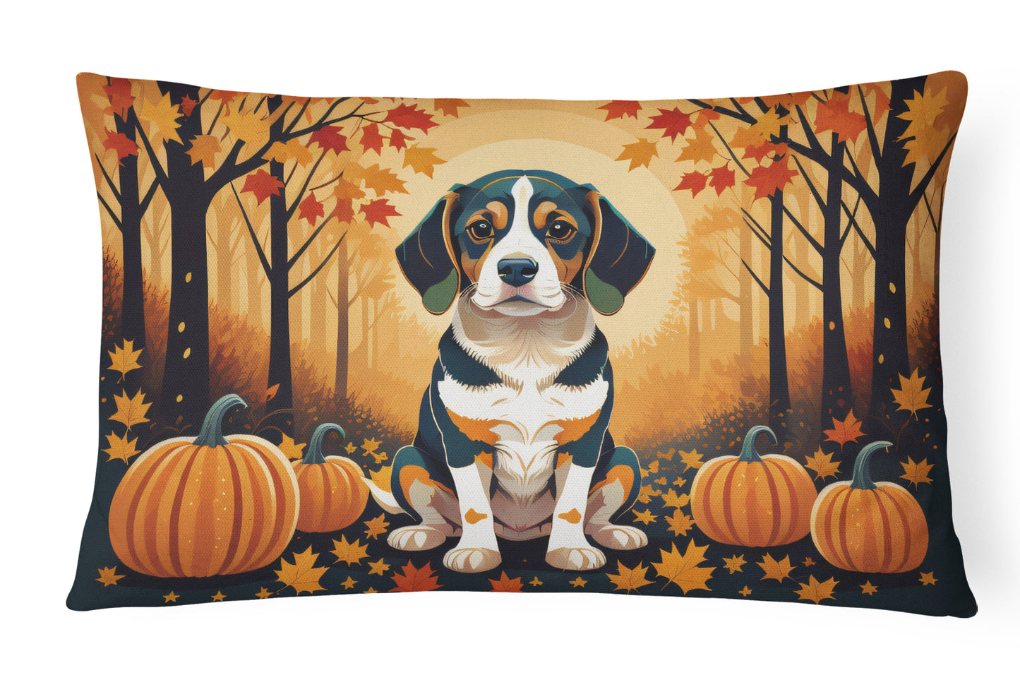 Buy this Beagle Fall Throw Pillow