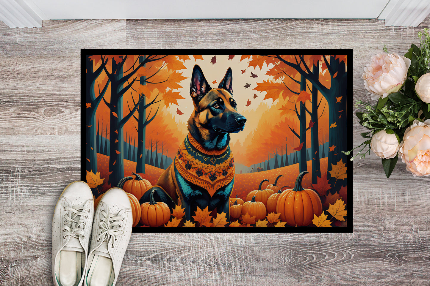 Belgian Malinois Fall Doormat