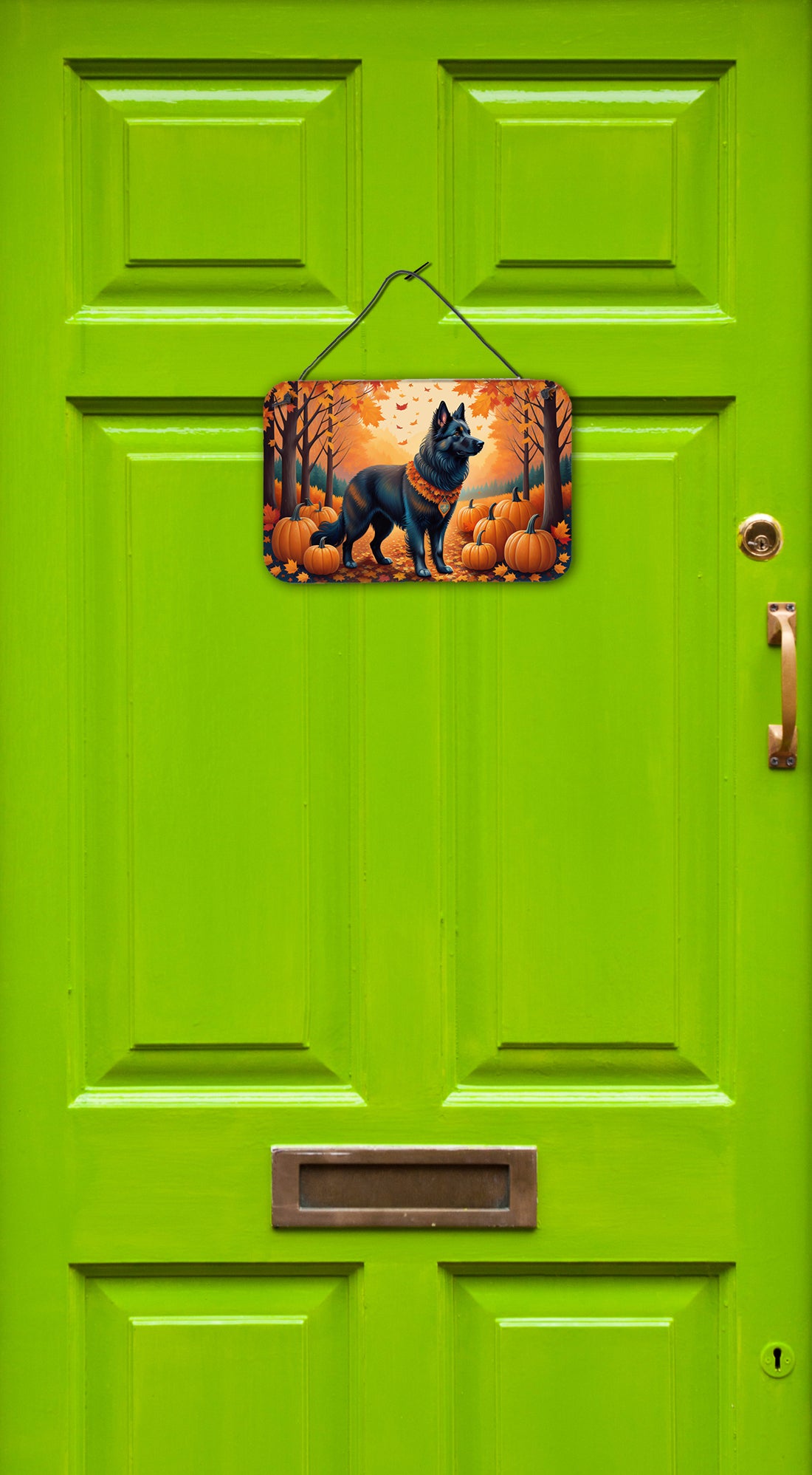 Belgian Sheepdog Fall Wall or Door Hanging Prints