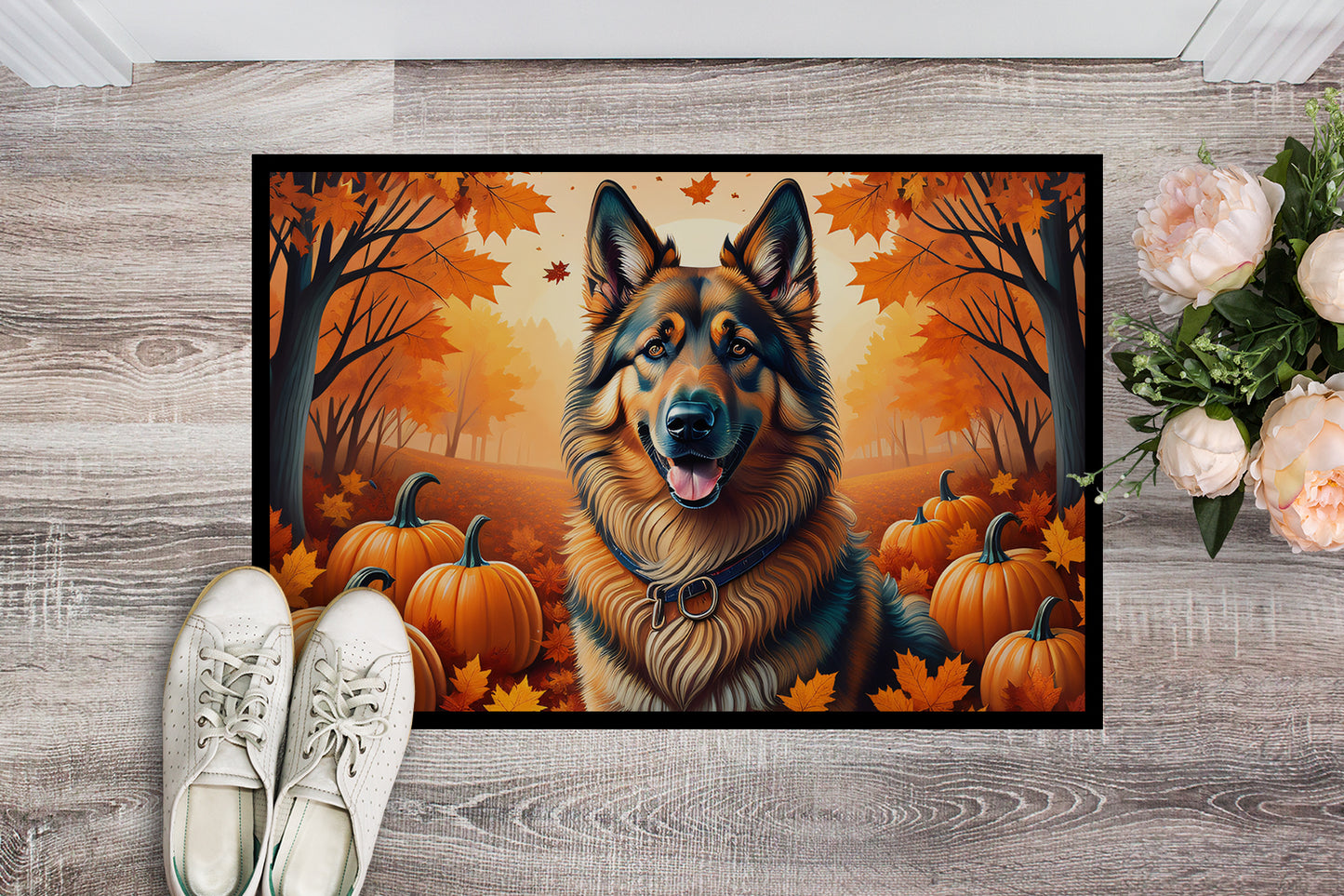 Belgian Tervuren Fall Doormat