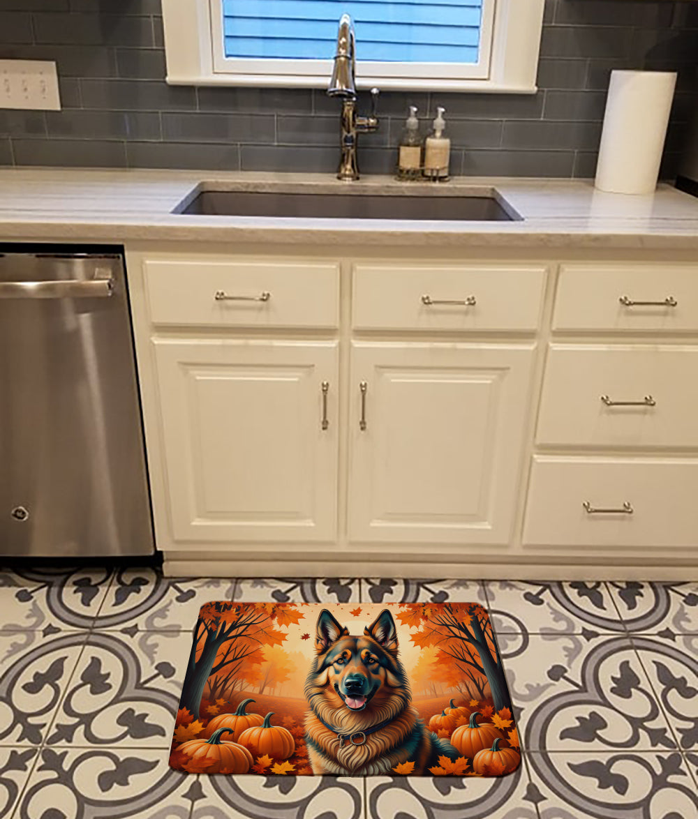 Belgian Tervuren Fall Memory Foam Kitchen Mat