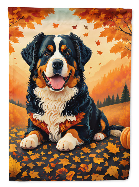 Buy this Bernese Mountain Dog Fall Garden Flag