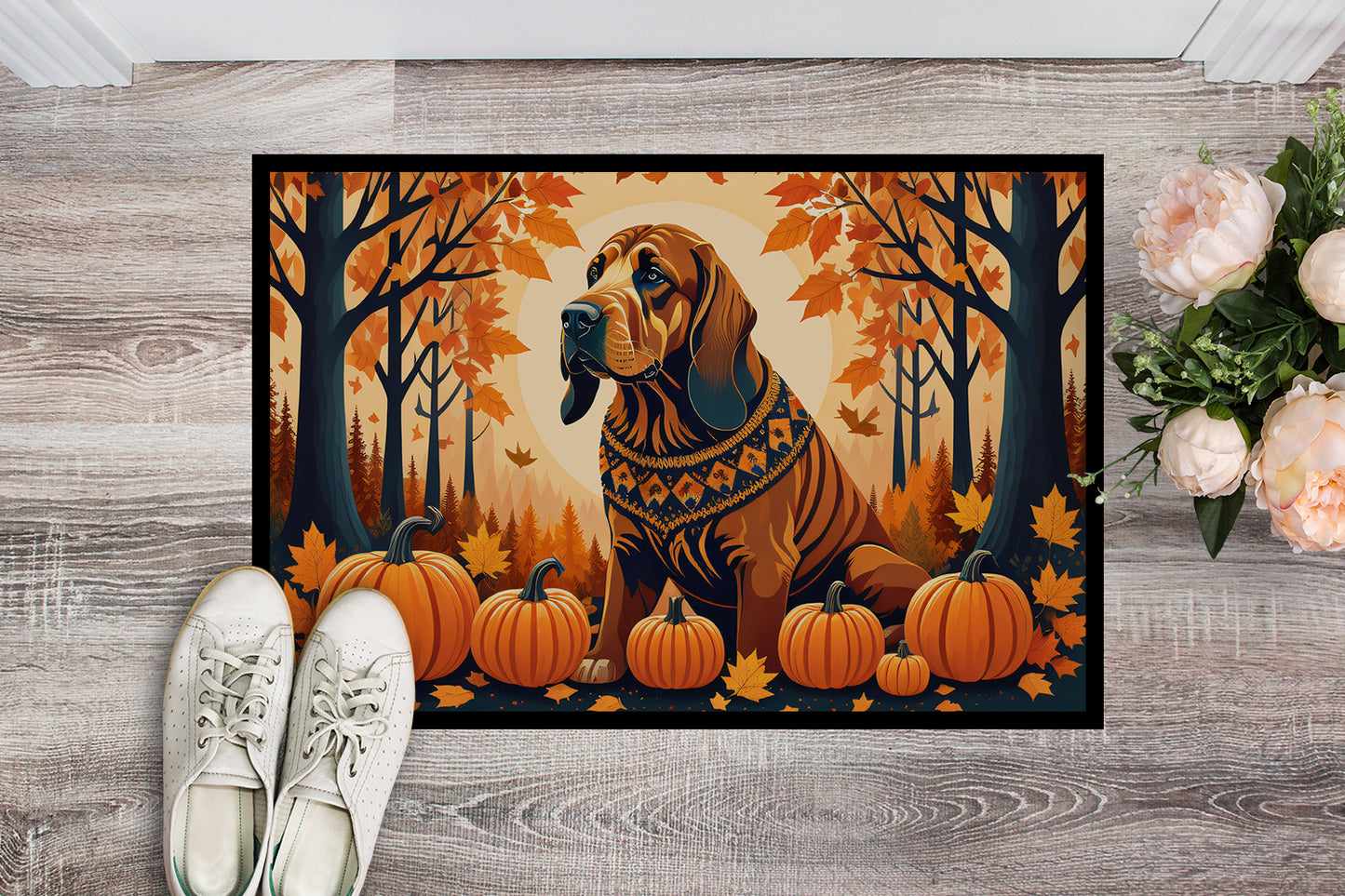 Bloodhound Fall Doormat