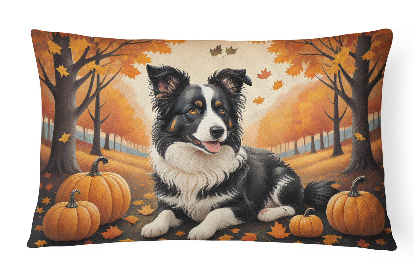 Buy this Border Collie Fall Throw Pillow