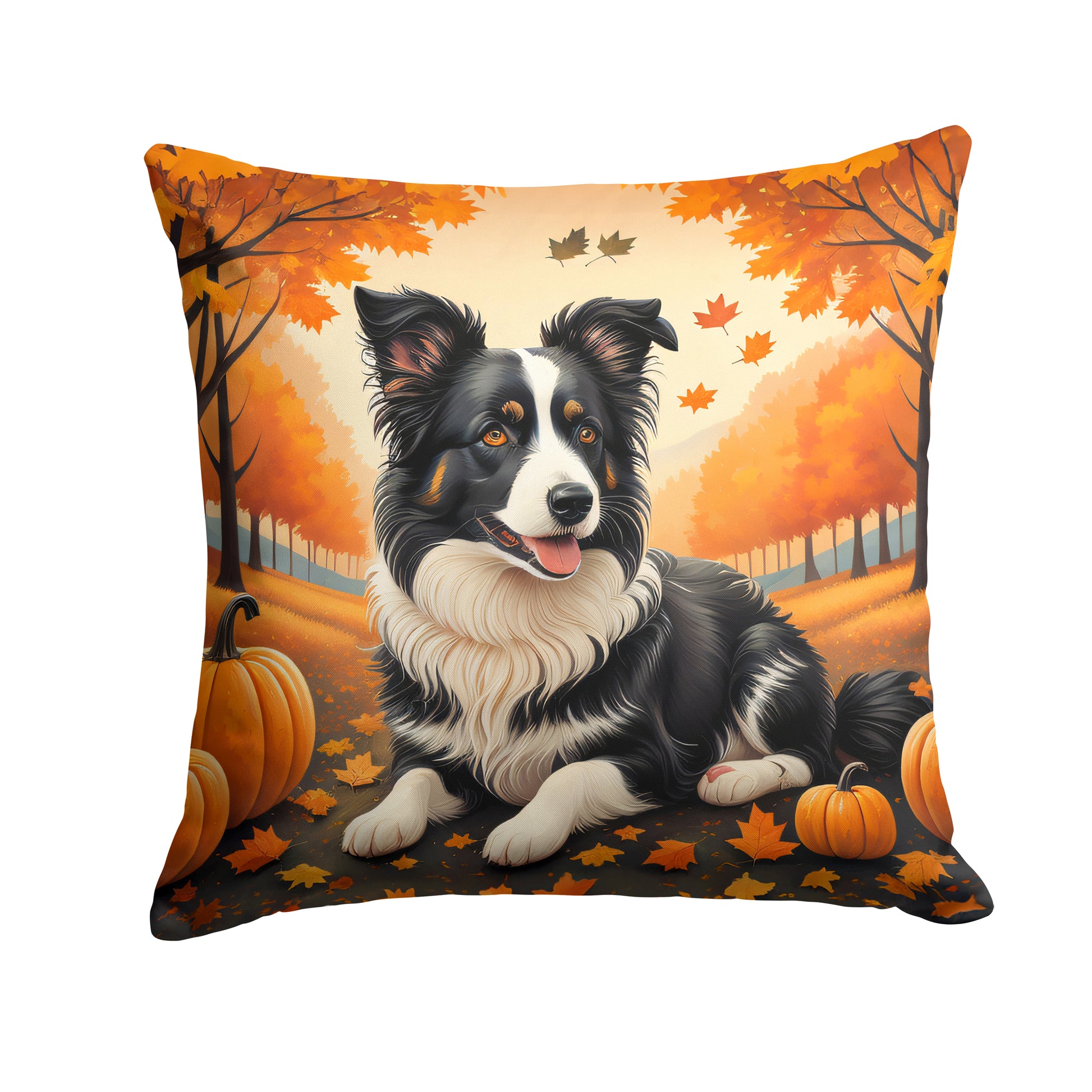 Buy this Border Collie Fall Throw Pillow