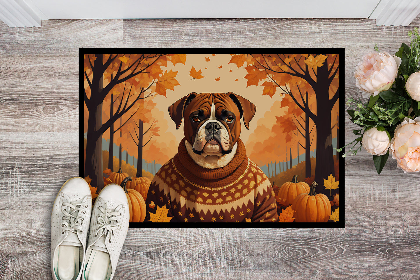 Boxer Fall Doormat