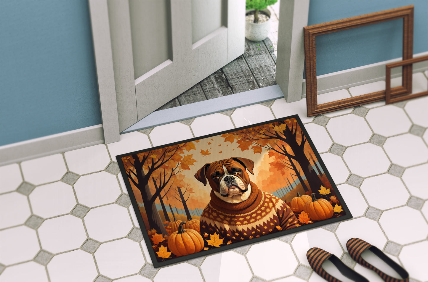 Boxer Fall Doormat