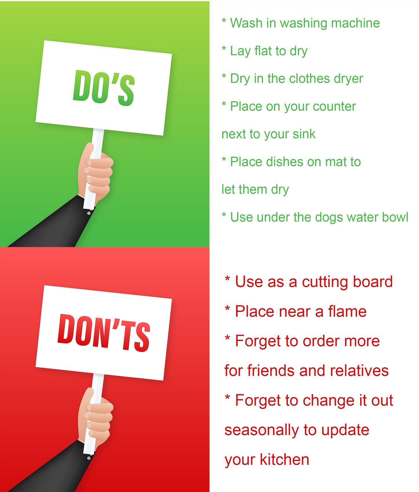 Boykin Spaniel Fall Dish Drying Mat
