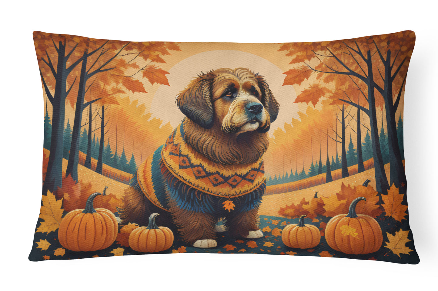 Buy this Briard Fall Throw Pillow