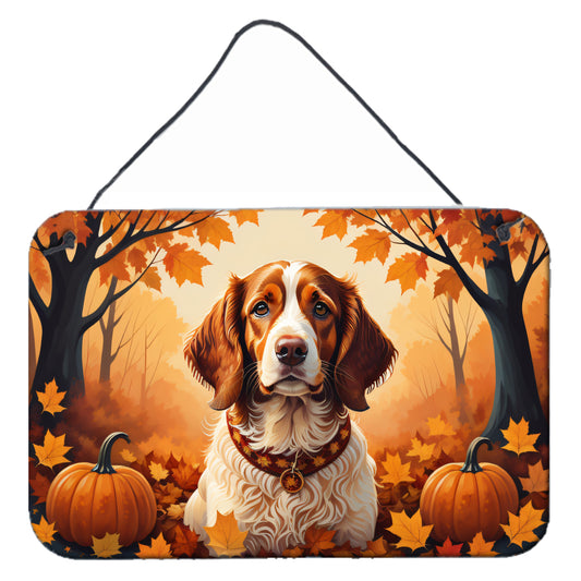 Buy this Brittany Spaniel Fall Wall or Door Hanging Prints