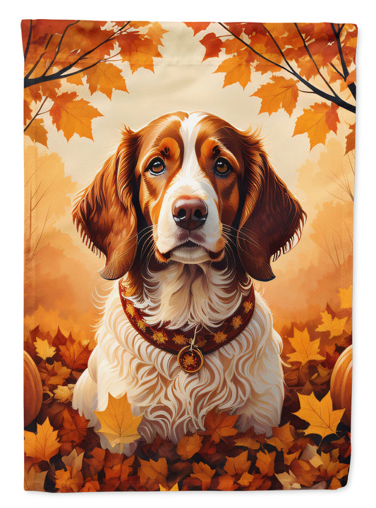 Buy this Brittany Spaniel Fall Garden Flag