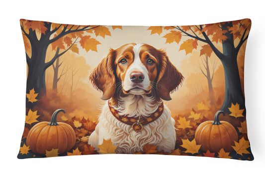 Buy this Brittany Spaniel Fall Throw Pillow