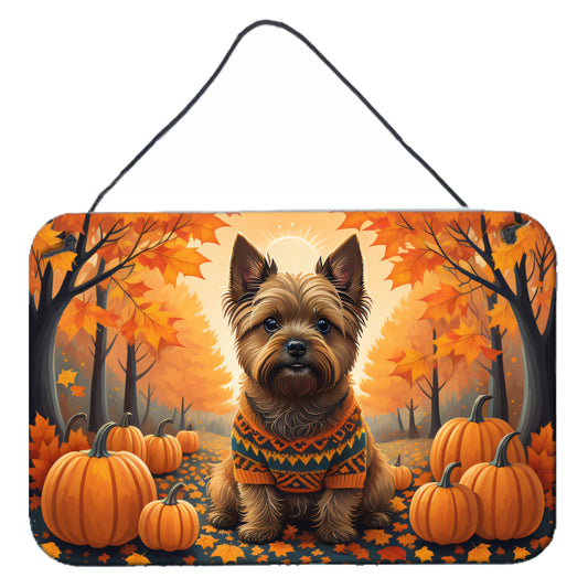 Buy this Cairn Terrier Fall Wall or Door Hanging Prints