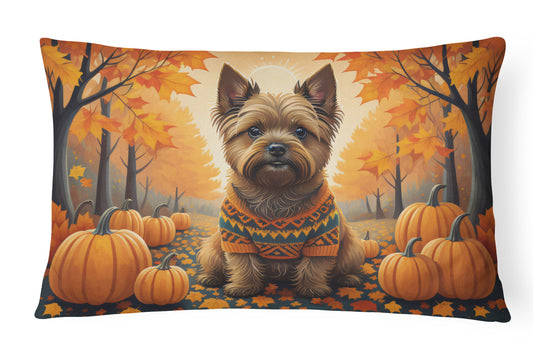 Buy this Cairn Terrier Fall Throw Pillow