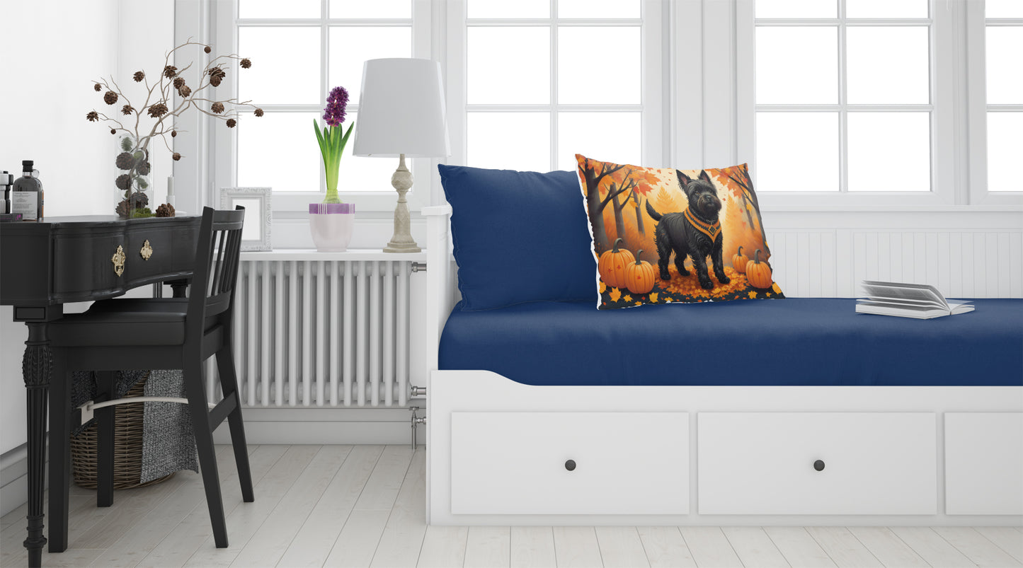 Black Cairn Terrier Fall Standard Pillowcase