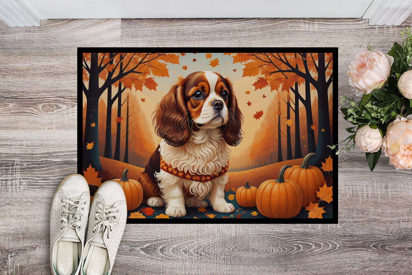 Cavalier Spaniel Fall Doormat