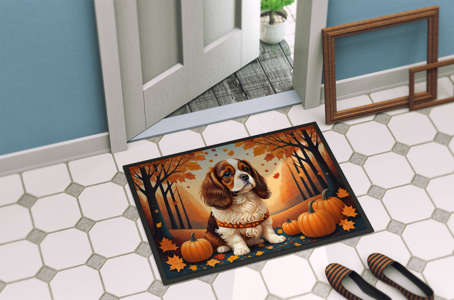 Cavalier Spaniel Fall Doormat