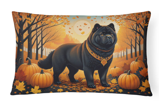 Buy this Black Chow Chow Fall Throw Pillow