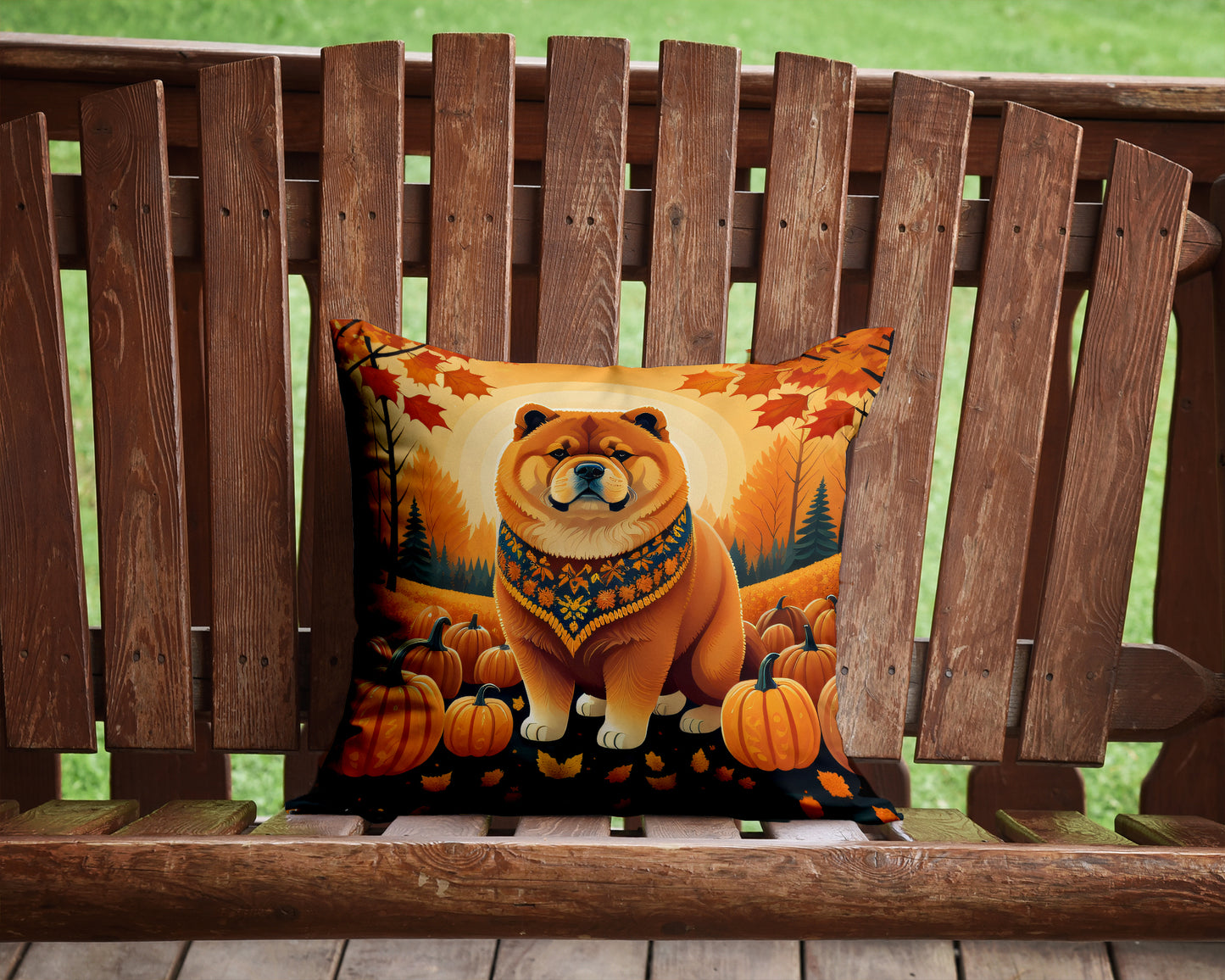 Chow Chow Fall Throw Pillow