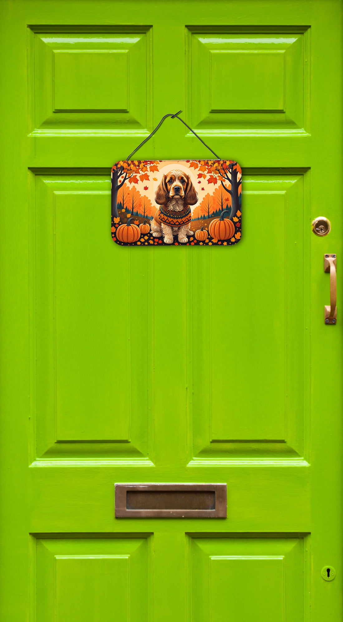 Cocker Spaniel Fall Wall or Door Hanging Prints