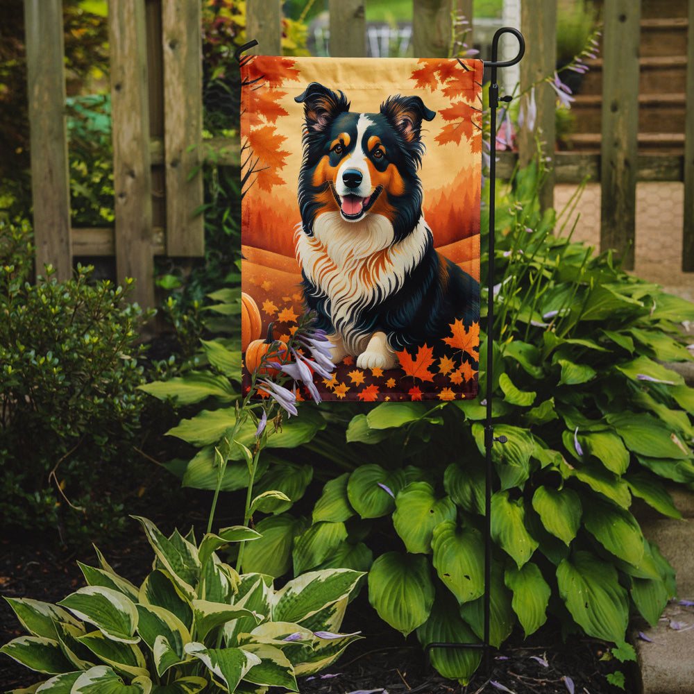 Collie Fall Garden Flag